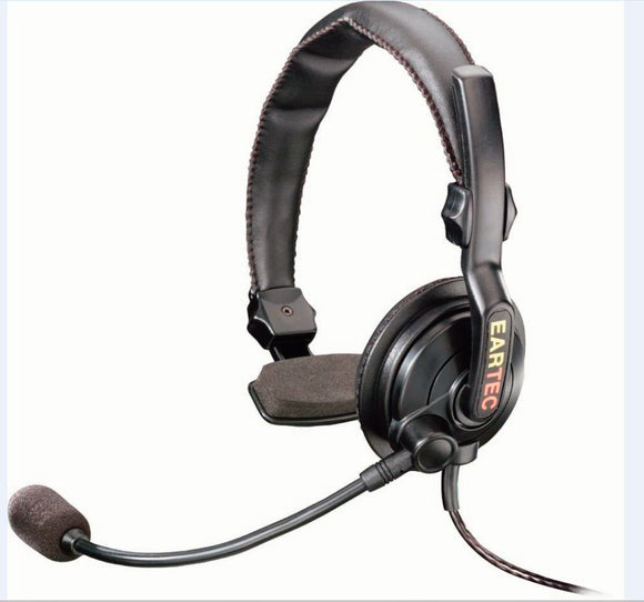 Eartec Slim-Line Single Headset with 5-Pin XLRF