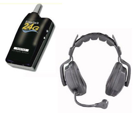 Eartec SLT24G4UD 4 Radios with Ultra Double Headsets