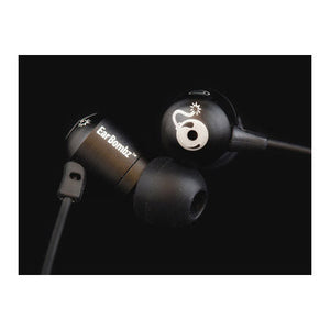 EarBombz HB Mic-DR H-Bombz HD Sound/In-Ear Headphones with Mic - Black