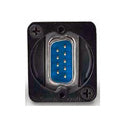 Switchcraft EHDB9MMB 9-Pin D-Sub Connectors - Male to Male - Black