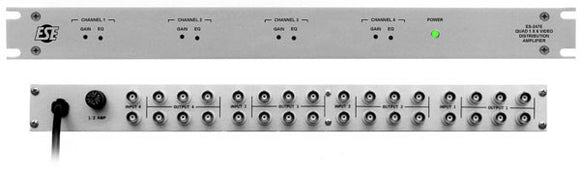 ESE Quad 1x6 Video DA 1 Rack Space (Black)