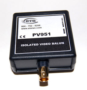 Energy Transformation Systems PV951 Isolated Baseband Video Balun: FBNC to Screw Terminal