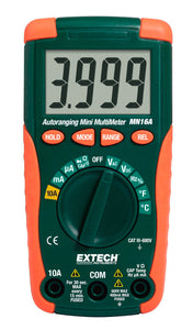 Extech MN16 Autoranging Mini Multimeter w/Temperature Probe