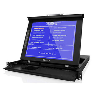 Belkin F1DC101P-DR OmniView 17 Inch Dual-Rail LCD Rack Console