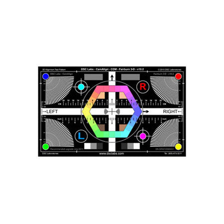 DSC Labs Fairburn 3-D Maxi 3D Calibration Chart (40