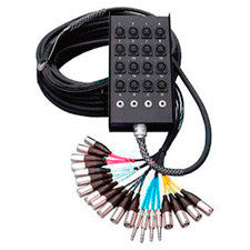 RapcoHorizon Snake Cable 16-Channel Pro Series Fan To Box with 1/4in Balanced Returns 200FT