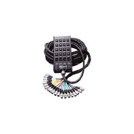 RapcoHorizon Snake Cable 28-Channel Pro Series Fan to Box with XLR Female Returns 150FT