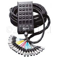 RapcoHorizon Snake Cable 9-Channel Pro Series Fan to Box with XLR Male Returns 50FT