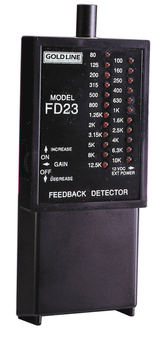 Gold Line 1/3 Octave Feedback Detector