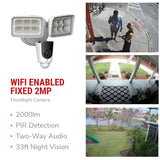 Wi-Fi Video Floodlight Camera Stay Connected To What Matters. FLOODER