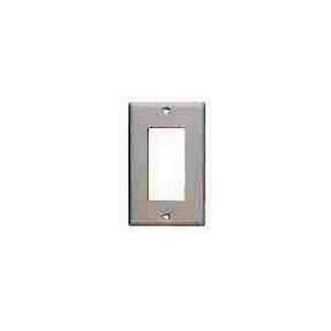 HellermannTyton Single-Gang Decora Rectangular Faceplace White