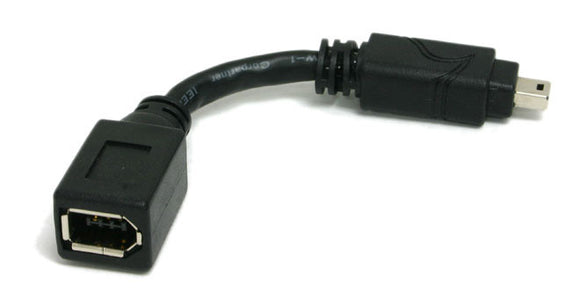 Firewire 4-Pin Female to 6-Pin Male Adapter