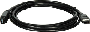 9-Pin to 6-Pin Firewire Cable 10FT