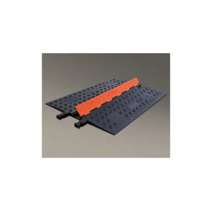 Checkers Guard Dog Low Profile 1-Channel with ADA Compliant Ramps Orange Lid/Black Base