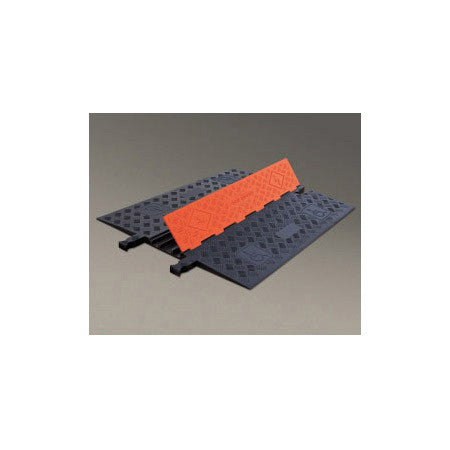 Checkers Guard Dog Low Profile 3-Channel with ADA Ramps. Orange Lid/Black Base