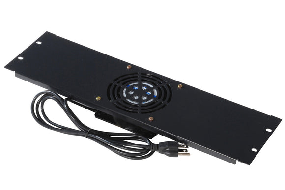 Gator GE-FANPNL2-110V 3U Vented Fan Panel and 2 Fans