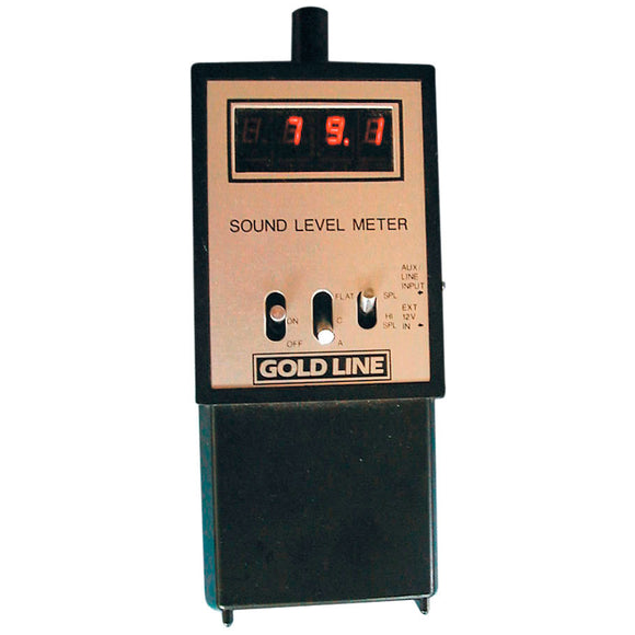 Gold Line SPL162 Hand Held Sound Pressure Level Meter to 162dB SPL