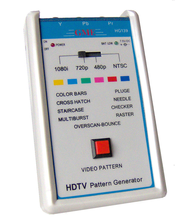 GME PG-38 Handheld Video Pattern Generator with Y/C RF/Composite Video Outs