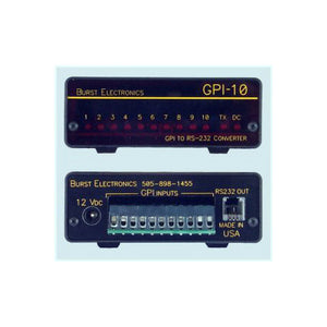 Burst GPI-10K GPI to RS232 Converter with Keypad