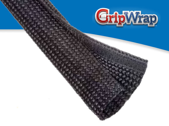 Techflex GWN1.00BK Grip Wrap 1 Inch Nominal 4.4375 Inch Flat Width Black 25FT