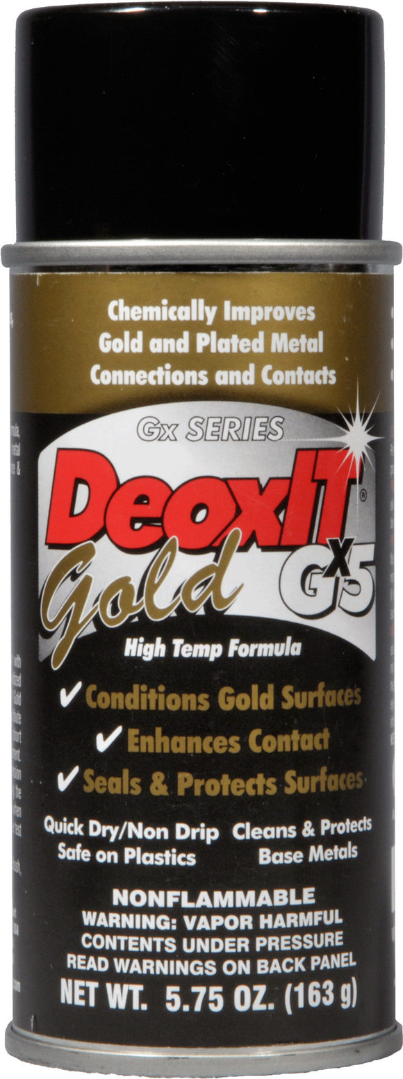 CAIG Laboratories DeoxIT GOLD GX5 Spray 5 Percent Solution 163g