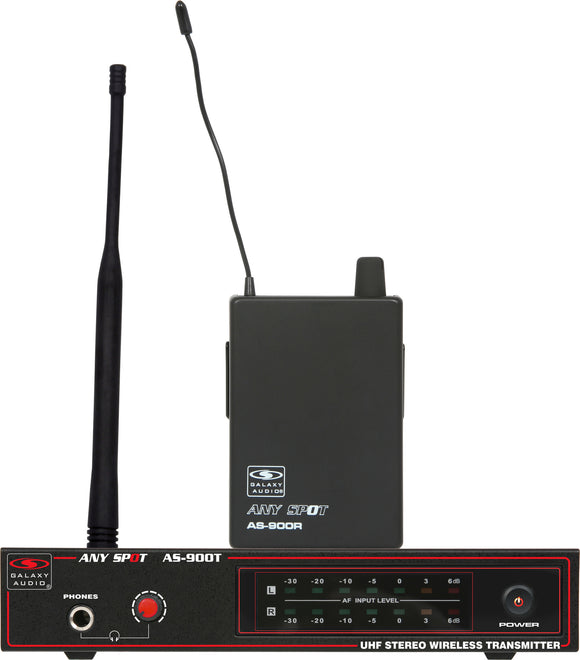 Galaxy Audio AS-900K5 Fixed Frequency Wireless Personal Monitor Freq CODE K5