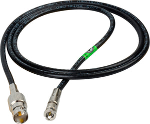 Connectronics High Density HD-BNC Male to Standard BNC Female HD-SDI Cable with Belden 1505A 1 Foot