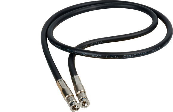 Connectronics High Density HD-BNC Male to HD-BNC Male HD-SDI Cable with Belden 1505A 1 Foot