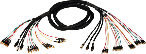 HDTV All-In-One Male to Male AV Hook Up Cable 8FT