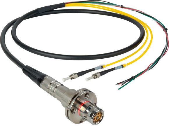 Camplex LEMO FMW to Dual ST & Blunt Lead In-Line Fiber Breakout 15 Foot