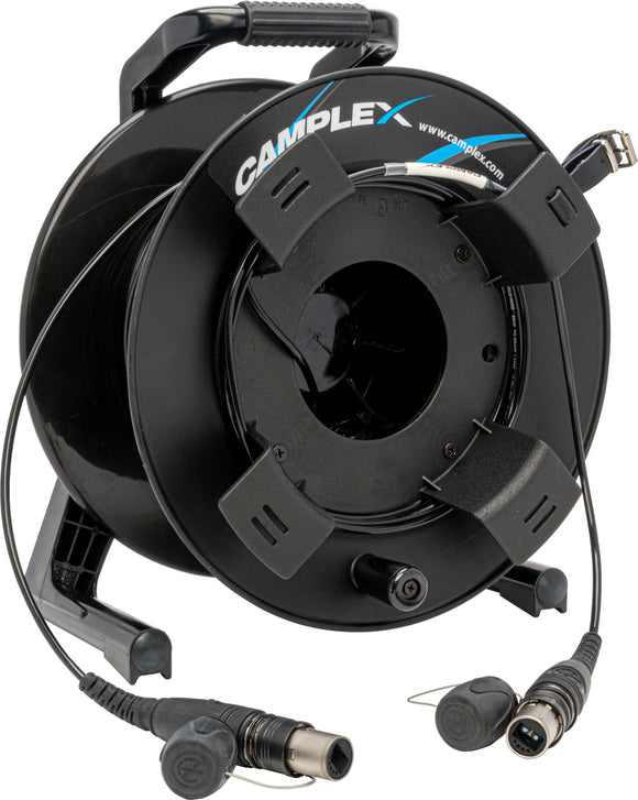 Camplex opticalCON DUO to opticalCON DUO MM Fiber Optic Tac Reel - 250 Foot