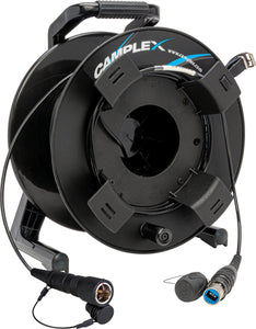 Camplex HF-TROC2PUW-0500 opticalCON DUO to LEMO PUW SMPTE 311 Single Mode Fiber Optic Reel - 500 Foot