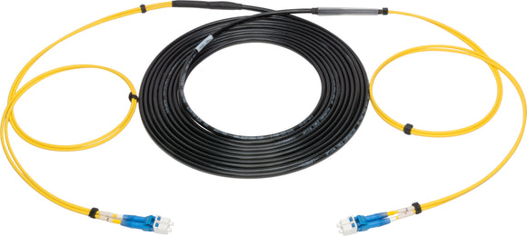 Camplex HF-TS02LC-1250 2-Channel LC-Single Mode Fiber Optic Tactical Cable - 1250 Foot