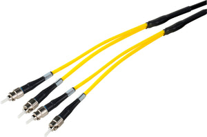 Camplex 2-Channel ST-Single Mode Tactical Fiber Optical Snake - 250 Foot