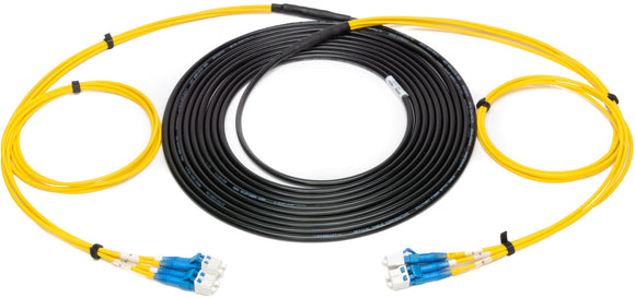 Camplex HF-TS04LC-1750 4-Channel LC-Single Mode Fiber Optic Tactical Cable - 1750 Foot