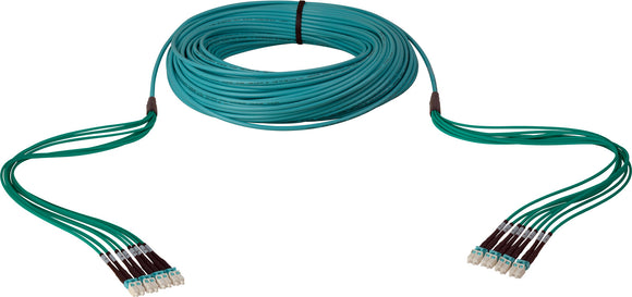 Camplex HF-TS08LCM3-1000 8-Channel LC Multimode OM3 Fiber Optic Tactical Cable - 1000 Foot