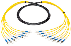 Camplex HF-TS08ST-1000 8-Channel ST-Single Mode Fiber Optic Tactical Cable