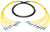 Camplex HF-TS08ST-1750 8-Channel ST-Single Mode Fiber Optic Tactical Cable - 1750 Foot