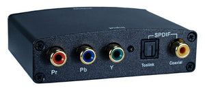 Component Video & SPDIF Toslink Audio to HDMI Digital Converter