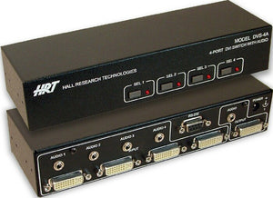 Hall Research DVS-4A DVI AV Switcher (4 Port)