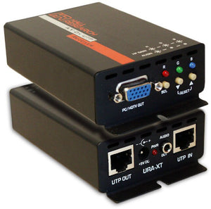 Hall Research URA-XT Video and Audio Over UTP Receiver with RJ45 Daisy-Chain Out