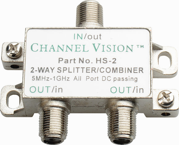 Channel Vision HS-2 2-Way Hybrid Splitter/Combiner 1GHz