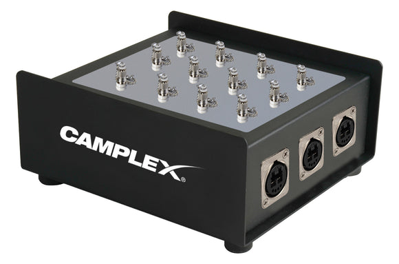 Camplex 3-Channel Neutrik OpticalCON to Duplex ST Fiber Breakout Box