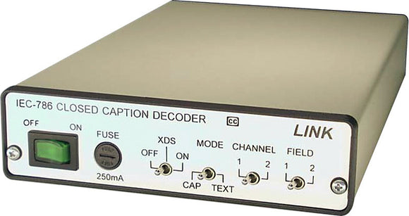 Link Electronics IEC-786 Two Field Closed Caption Decoder