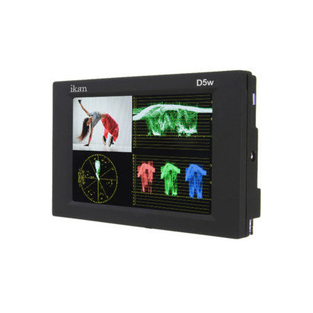 ikan D5w 7 Inch 3G-SDI LCD Waveform Monitor with Sony L Series Battery Plate