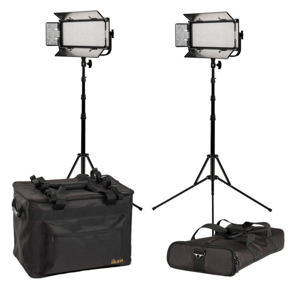 Ikan MW8-2PT-KIT Kit with 2x Mylo Daylight Half x 1 Portable Field LED Lights