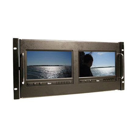 iKan RM8000W Frame with Two V8000W 8 Inch LCD Monitors