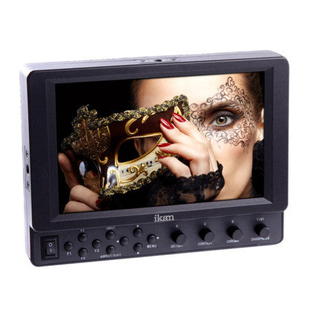 ikan VK7i-E6 7 Inch IPS LCD Monitor - Canon E6 Battery Plate