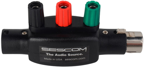 Sescom IL-XLR-POSTS Male and Female XLR Connector