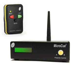 Interspace Industries MICROCUE2 Pro Dual USB Cueing Syst - 1x3-Button Remote